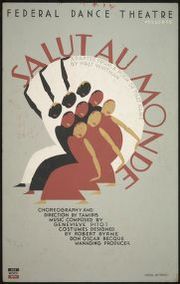 Dance poster Salut au Monde for international performance