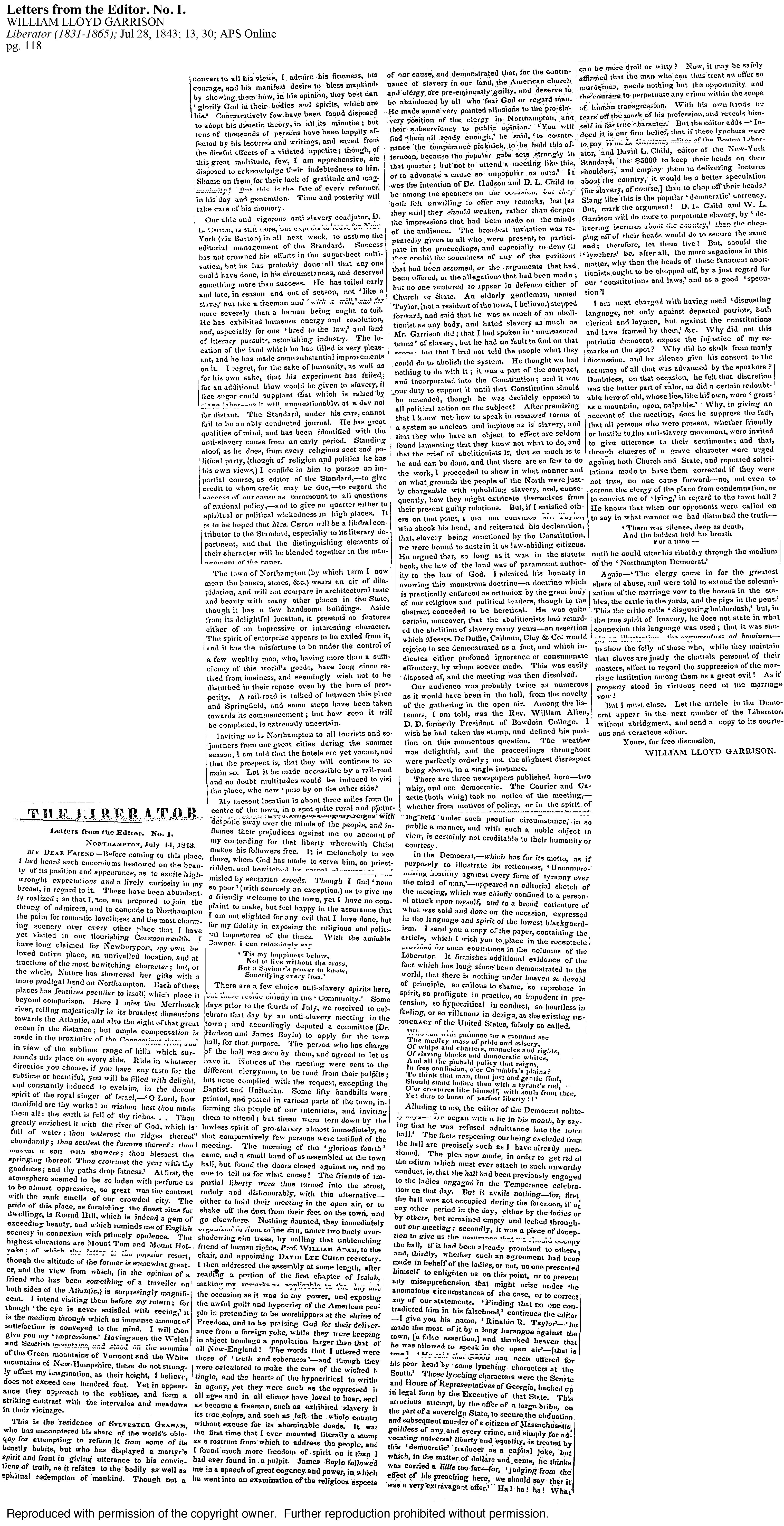 The Liberator, July 28, 1843