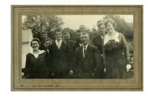 The first group of "patients" assigned to what was called the Belchertown State School for the Feeble-Minded. c. 1921.