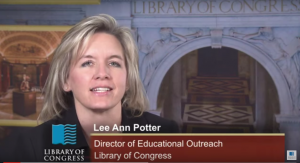 Screen Shot of Video showcasing Teacher Resources at Library of Congress
