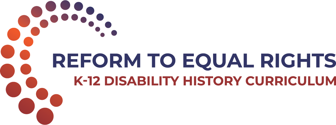 Logo of Reform to Equal Rights - K-12 Disability History Curriculum